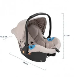 Коляска 3 в 1 KikkaBoo Angele Chrome Grey купить в Кишиневе. Фото 20