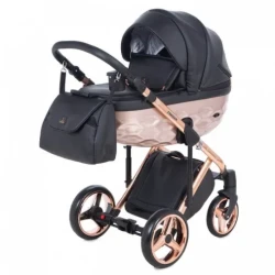 Carucior 2 in 1 Adamex Chantal Star Pink-Black cumpăra în Chișinau. Foto 2
