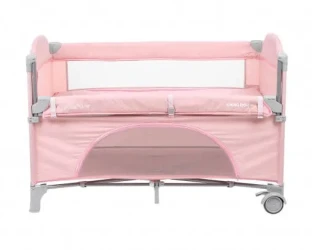 Манеж-кровать 2 в 1 KikkaBoo Milky Way Pink купить в Кишиневе. Фото 3