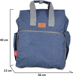 Сумка для мамы Moni Lydia Denim купить в Кишиневе. Фото 6