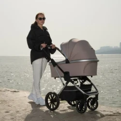 Коляска 2 в 1 Carrello Aurora Almond Beige купить в Кишиневе. Фото 19