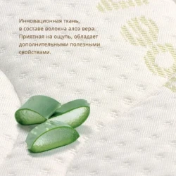 Матрас детский Plitex Aloe Vera Oval 1250х750х100мм купить в Кишиневе. Фото 2
