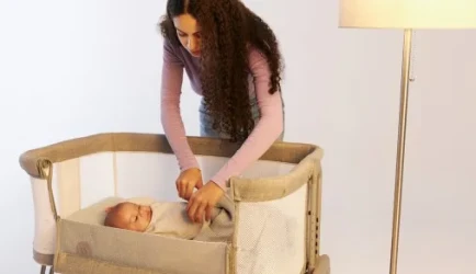 Pătuc Co-sleeper 2 in 1 Lionelo Luna Beige Sand cumpăra în Chișinau. Foto 11