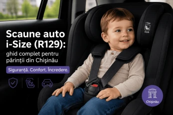 Omologarea R129 / i-Size: ce înseamnă și cum alegi corect scaunul auto