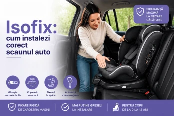 Isofix: cum instalezi corect scaunul auto