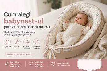 Babynest: cum îl alegi și până la ce vârstă îl folosești