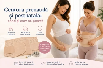 Centura prenatală și postnatală: când și cum se poartă