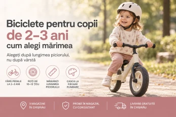 Biciclete pentru copii de 2–3 ani: cum alegi mărimea