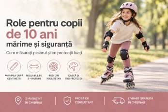 Role pentru copii de 10 ani: mărime și siguranță